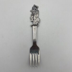 Donald Duck Fork Vintage Walt Disney Prod. Stainless‎ Steel Japan by Bonny